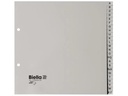 Biella Register A-Z teildeckend mit Indexblatt