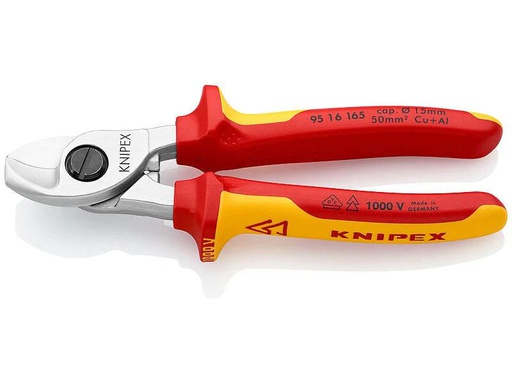 [90114238 695717] Knipex Kabelschere 165 mm 1000 V verchromt
