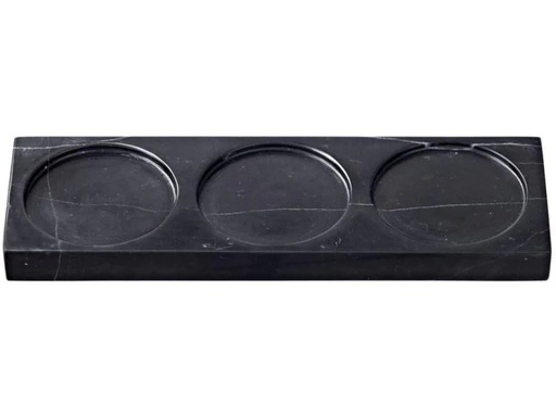 [90114630 865473] Crush Grind Untersetzer für Gewürzmühle Marble Schwarz