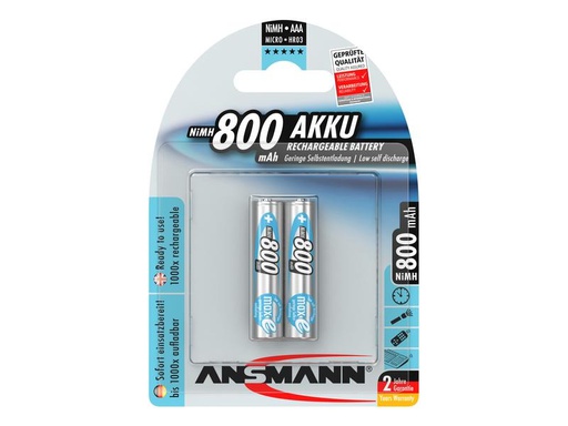[90114648 1120990] Ansmann Akku 2x AAA 800 mAh