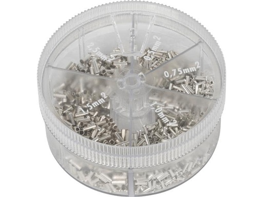 [90114657 750869] Knipex Aderendhülsen 0.5 - 2.5 mm², 1900 Stück
