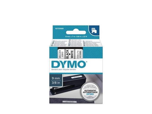 [90114744 112836] DYMO Beschriftungsband D1 Schwarz auf Weiss