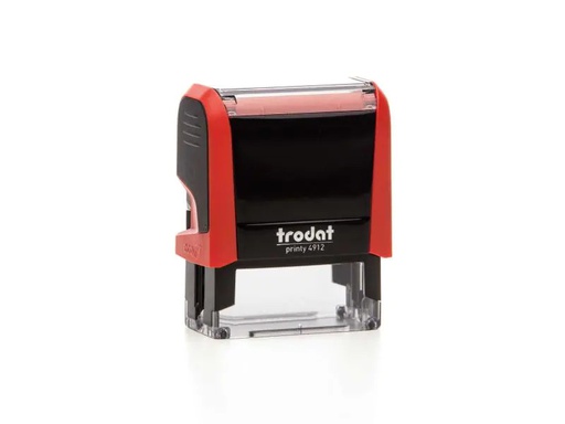[90011453 81901] Trodat Stempel 4912 mit Gutschein, Individuell gestaltbar, Schwarz
