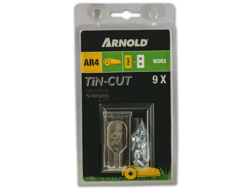 [90114819 823775] Arnold Ersatzmesser TiN-Cut AR4 Worx Landroid