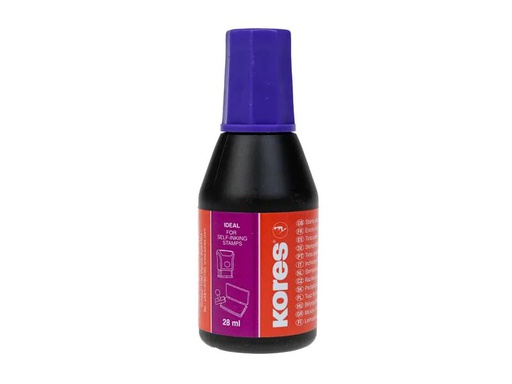[90001125 1096377] Kores Stempelfarbe 28 ml, Violett