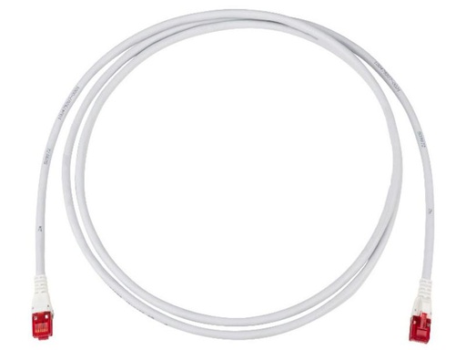 [90001126 1215585] R&amp;M Patchkabel  Cat 6A, U/UTP, 1.5 m, Grau