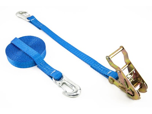 [90115047 896667] Zurrfix Zurrgurt 0.50 + 4.50 m mit Karabiner, 1500 daN