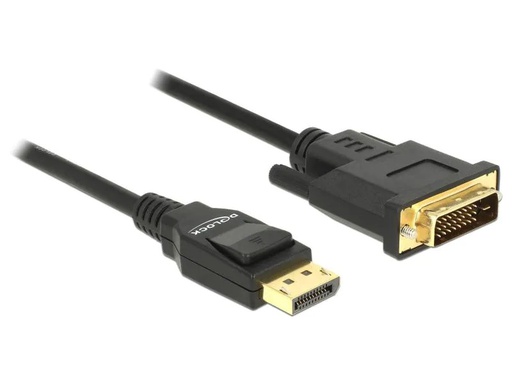 [90115130 1028634] Delock Kabel DisplayPort – DVI-D, 1 m 4K/30Hz, passiv
