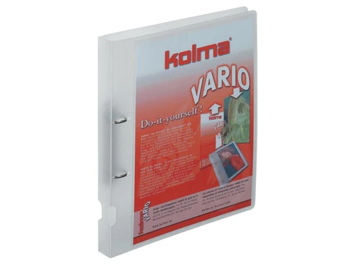 [90115142 830510] Kolma Ringbuch Vario A4 KolmaFlex 2 cm, Transparent
