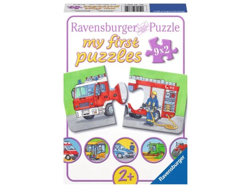 [90115231 640798] Ravensburger Kleinkinder Puzzle Einsatzfahrzeuge
