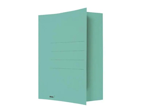 [90115281 964762] Biella Einlagemappe A4 3 Rillen, Türkis, 50 Stück
