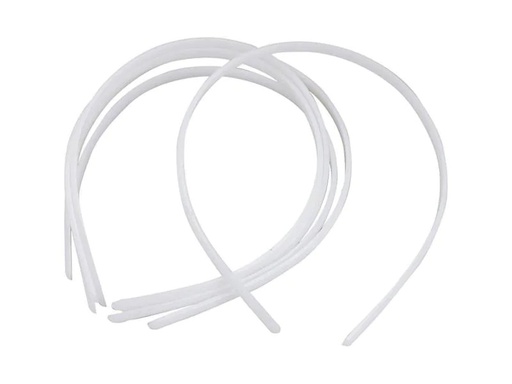 [90115322 836673] Creativ Company Haarreif 8 mm, Weiss