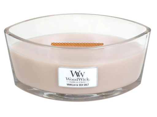 [90115382 1005055] Woodwick Duftkerze Ellipse Vanilla &amp; Sea Salt