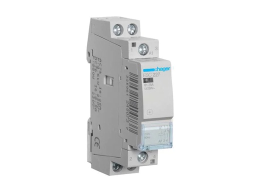 [90115404 889201] Hager Schütze 25A 1S + 1Ö 230 V