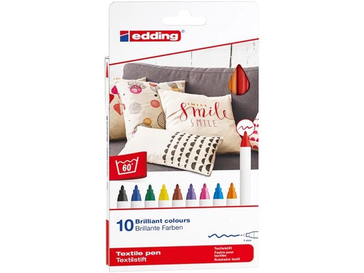 [90115423 551740] edding Textilmarker 4600 10 Stück