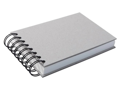 [90115427 543688] Sigel Notizbuch A6, Uni, Grau