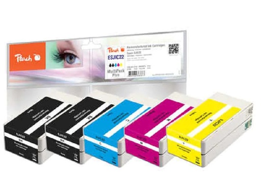 [90011529 1142642] Peach Tinte Epson SJIC22 2x BK, 1x C, M, Y