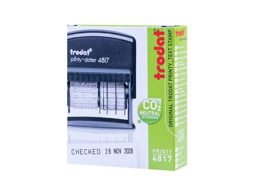 [90115530 52190] Trodat Stempel Printy-Dater 4817 Wort- und Datumstempel