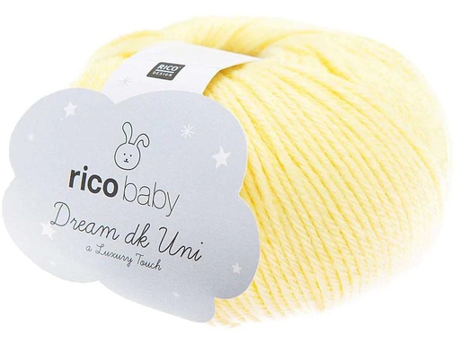 [90115546 1156758] Rico Design Wolle Baby Dream Uni dk 50 g, Vanille