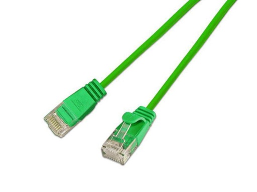 [90115560 353707] SLIM Slimpatchkabel RJ-45 - RJ-45, Cat 6, UTP, 3 m, Grün