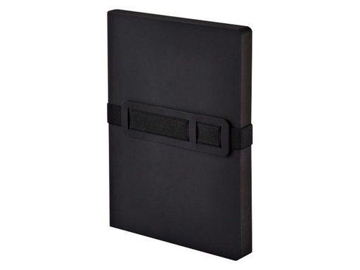 [90011537 1129346] Nuuna Notizbuch Voyager L 22 x 16.5 cm, Dot, Schwarz