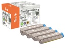 Peach Tonerset OKI 4431530 BK, C, M, Y