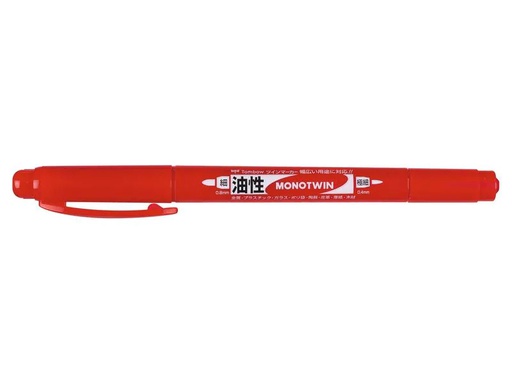 [90115611 1129292] Tombow Permanent-Marker MONO twin Rot