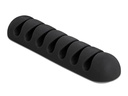 Delock Kabelhalter 82mm, für 7 Kabel, selbstklebend 6 Stück