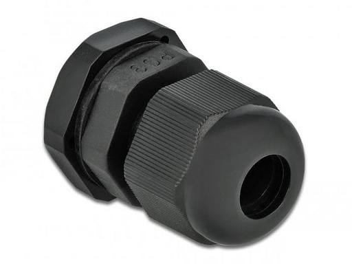 [90115706 1072485] Delock Kabelverschraubung PG9, 19 mm 10 Stück, Schwarz