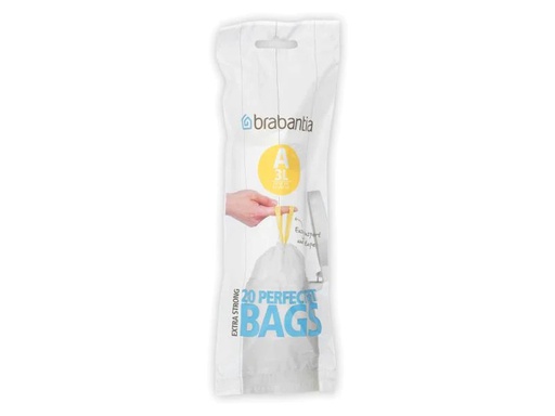 [90115770 289500] Brabantia Kehrichtsack PerfectFit 3 l, 20 Stück
