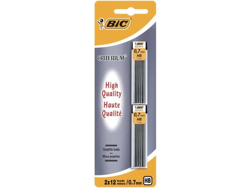 [90115794 1028584] BIC Schreibmine Criterium 0.7 HB 2 x 12 Minen