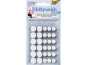 Folia Klettpunkte Selbstklebend, Ø 10 und 15 mm Weiss