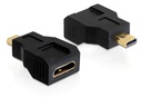 Delock Adapter Mikro HDMI-D – Mini HDMI-C Stecker – Buchse