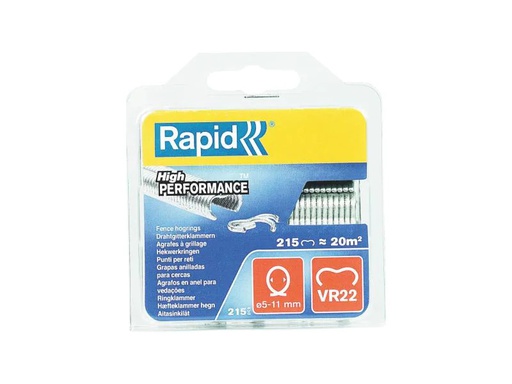 [90115957 870313] Rapid Ringklammern VR22  215 Stück