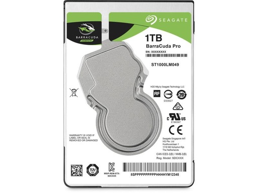 [90011581 737020] Seagate Harddisk BarraCuda Pro 2.5 SATA 1 TB