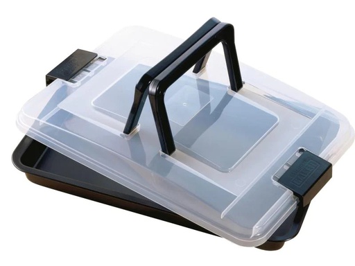 [90116075 270986] Kaiser Auflaufform Eckig, Schwarz/Transparent