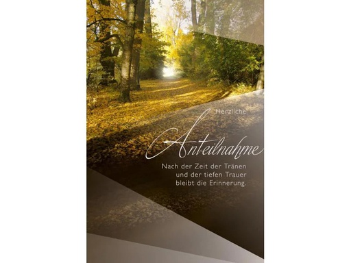 [90116236 959072] ABC Trauerkarte Wald