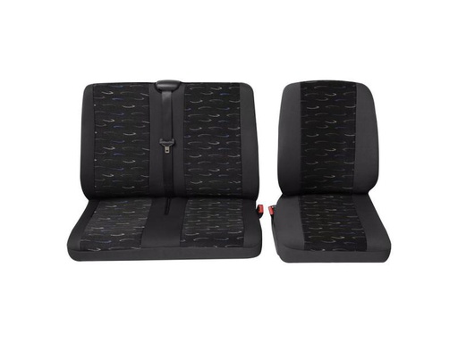 [90116289 429066] HP Autozubehör Sitzbezug Profi 2 2-teilig, Schwarz