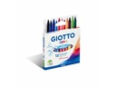 Giotto Wachsmalstifte 12 Stück, Mehrfarbig