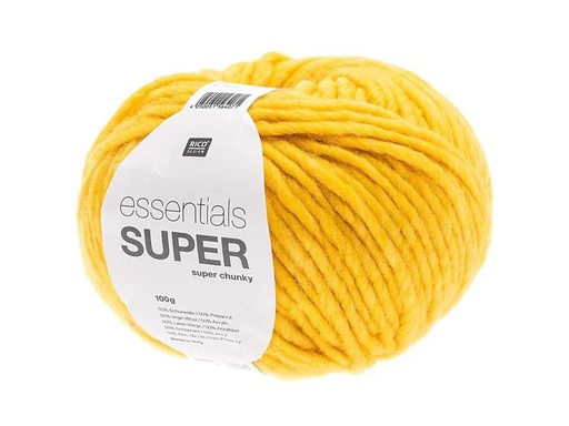 [90011614 945162] Rico Design Wolle Essentials Super Super Chunky 100 g Gelb