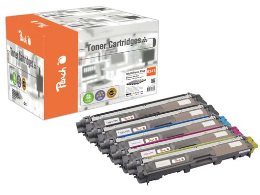 [90116382 766000] Peach Toner Brother TN-241 2x Black, 1x Cyan, Magenta, Yellow