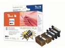 Peach Tintenset Epson T27 C, M, Y, 2x BK