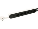 Max Hauri Steckdosenleiste Design Line  6x T13 weiss