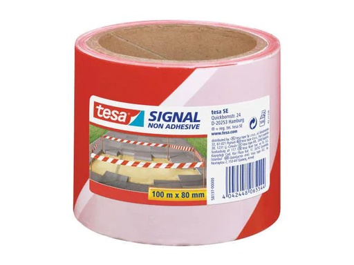[90116493 339108] tesa Absperrband Signal 100 m x 80 mm