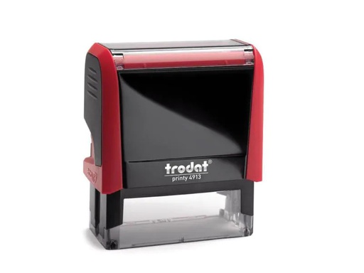 [90116679 81902] Trodat Stempel 4913 mit Gutschein, Individuell gestaltbar, Schwarz