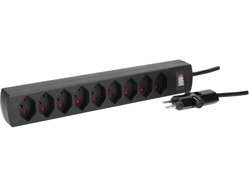 [90116728 344947] Max Hauri Steckdosenleiste Safety-Line 9x T13