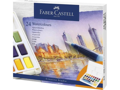 [90116731 1036369] Faber-Castell Aquarellfarbe Watercolour 24 Farben