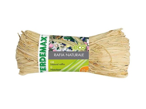 [90116771 1026199] Verdemax Bindfaden 50 g, Naturbast