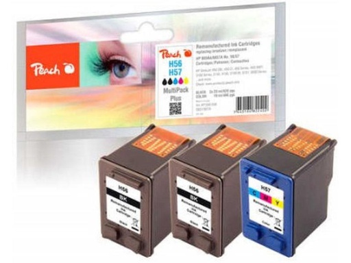 [90116799 836540] Peach Tinte HP No 56 / No 57 MP+