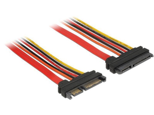 [90116865 499146] Delock SATA3-Kabel 3.3/5/12 Volt Verlängerung 30 cm